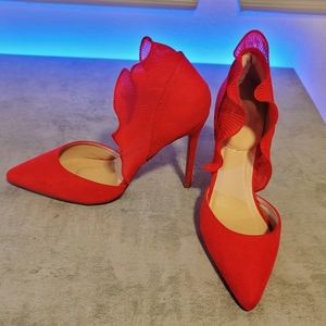 Red Velvet high heels